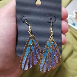 Butterfly wing earrings